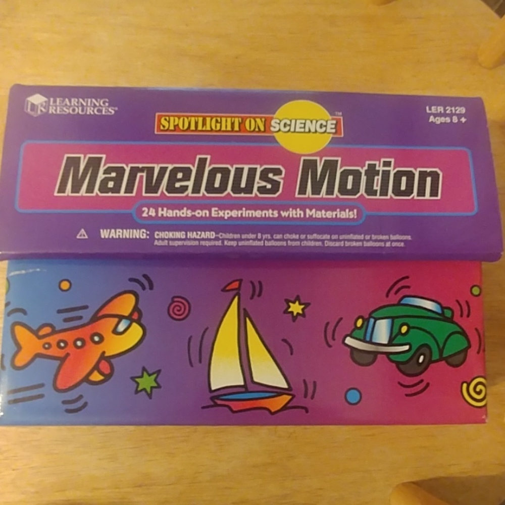 Marvelous Motion 24 hands on experiments w/ materi